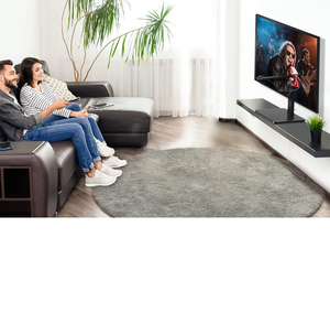 lot 6006 image: Universal TV Stand, Swivel TV Stand Base Fits Most 37 to 70 Inch LCD LED Screens, 9 Levels Height