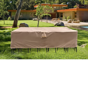 lot 6025 image: GARVIN Patio Furniture Set Cover, 98 Inch Outdoor Table Covers Waterproof Heavy Duty, Rectangle