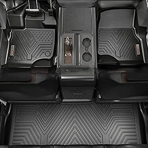 lot 6050 image: Retail $99.99 YITAMOTOR Floor Mats Compatible with F150, Custom Fit Floor Liners for 2015-2022 Ford F-150