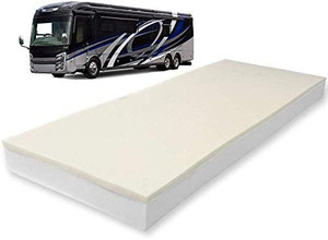 lot 7024 image: $200 Foamma 6�� x 32�� x 79�� Truck, Camper, RV Memory Foam Bunk Mattress Replacement, Made in USA, Comfortable, Travel Trailer, CertiPUR-US Certified, Cover Not Included