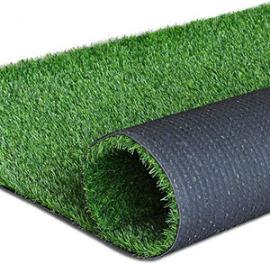 lot 7070 image: Realistic Artificial Grass Turf Lawn-5 x 8 Feet, 0.7 Indoor Outdoor Garden Lawn Landscape Synthetic Grass Mat Fake Grass Rug