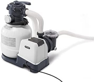 lot 8035 image: Intex 26645EG Sand Filter, 12, Light Grey