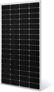 lot 8039 image: SUNGOLDPOWER Solar Panel 200W 24V Monocrystalline Solar Panel 200 Watt Solar Module Grade A Solar Cell, Black, SG200WM24