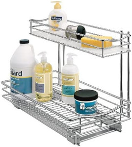 lot 8046 image: Lynk 451121 Roll Out Under Sink Drawer 11.5W x 21D x 14H in.