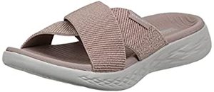 lot 25282 image: Skechers womens On-the-go 600 - 16259 Slide Sandal, Rose Gold, 9 US (B07TSF27KN)