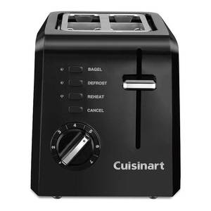 lot 25294 image: Cuisinart Cpt-122BK 2 Slice Compact Toaster