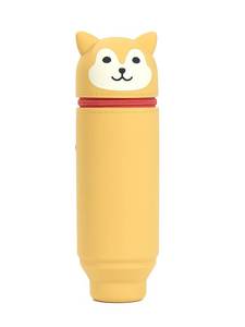 lot 25298 image: Lihit Lab., Inc. Stand Pen Case Punirabo A7712-2 Shiba Inu