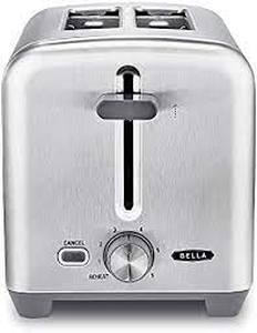 lot 25263 image: Bella 2 Stainless Steel Slice Toaster