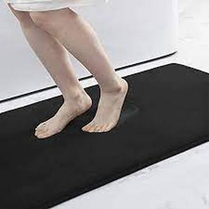 lot 25292 image: Smiry Memory Foam Bath Mat - Black