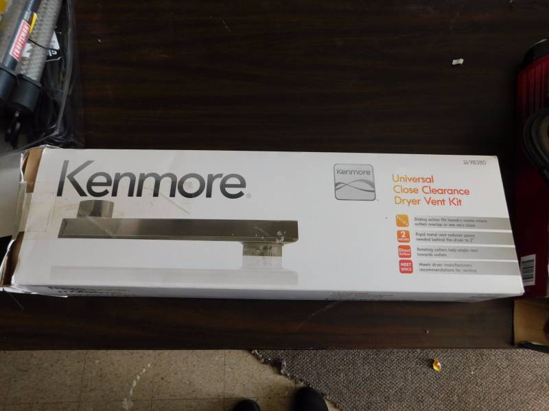 lot 1077 image: Kenmore Universal dryer vent kit