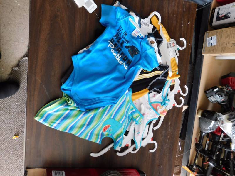 lot 1078 image: Lot if toddler clothes  NFL Steelers Panthers