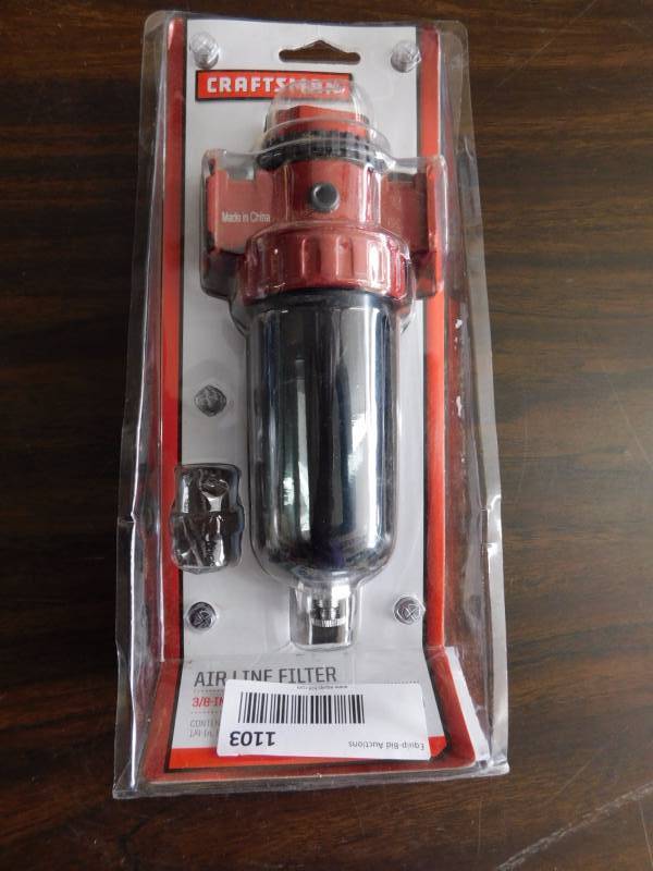 lot 1103 image: Craftsman inline air filter