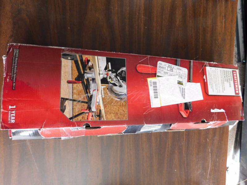 lot 1111 image: Craftsman Universal Quick-Release Mounting Brackets