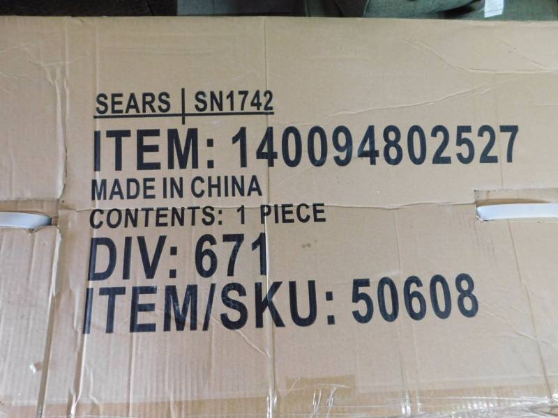 lot 1121 image: 7 12  Lit Christmas tree in box