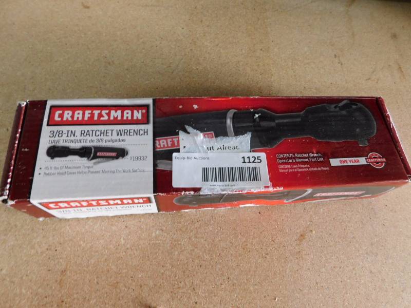lot 1125 image: Craftsman 38 air ratchet
