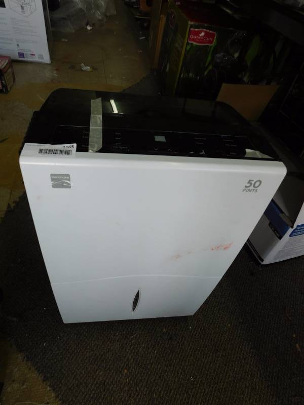 lot 1165 image: Kenmore dehumidifier