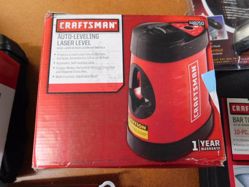 lot 1185 image: Craftsman auto leveling laser level
