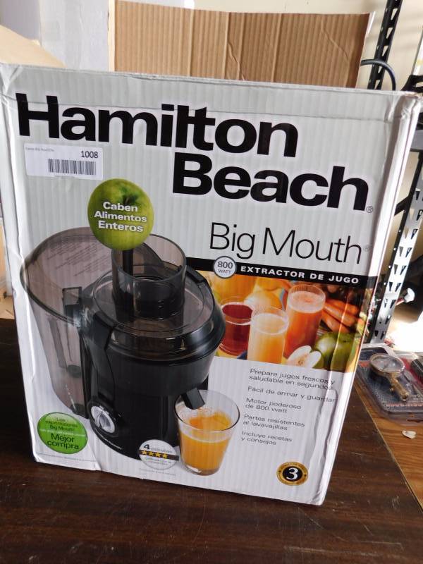 lot 1008 image: Hamilton Beach Big Mouth Juice extractor