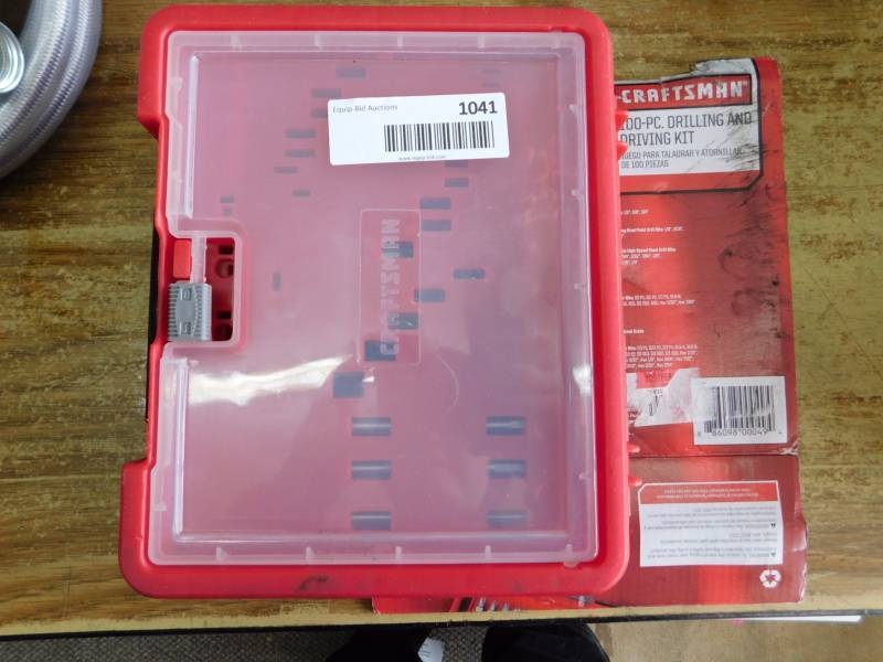 lot 1041 image: Craftsman 100 pc drilling kit