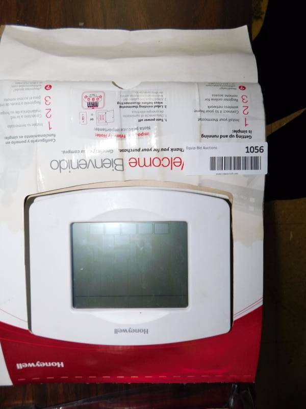 lot 1056 image: Honeywell digital thermostat