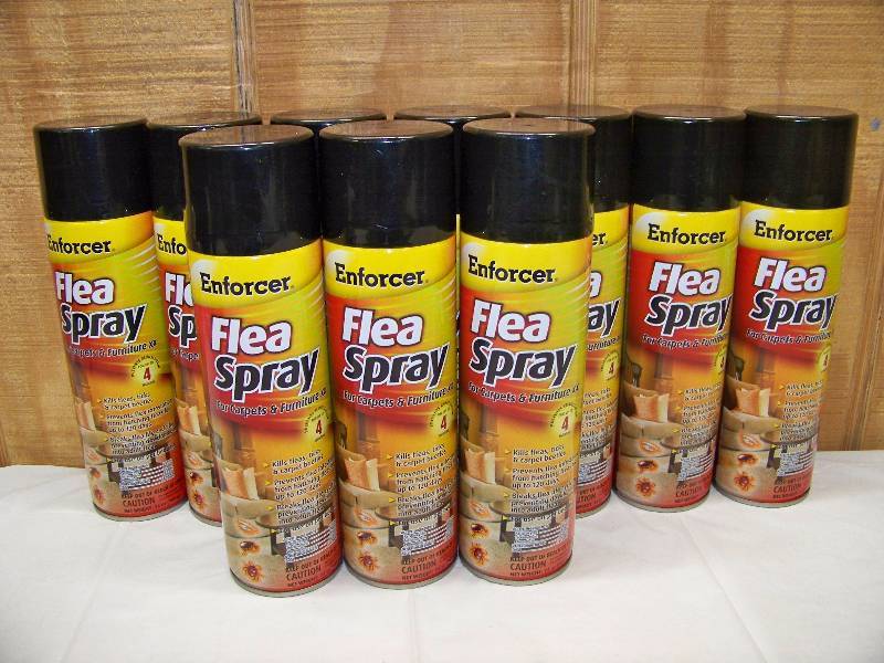 lot 56 image: 10 Cans Enforcer Flea Spray