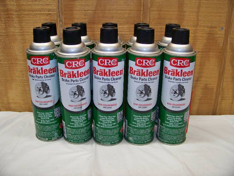 lot 67 image: 10 Cans CRC Brakleen Brake Parts Cleaner
