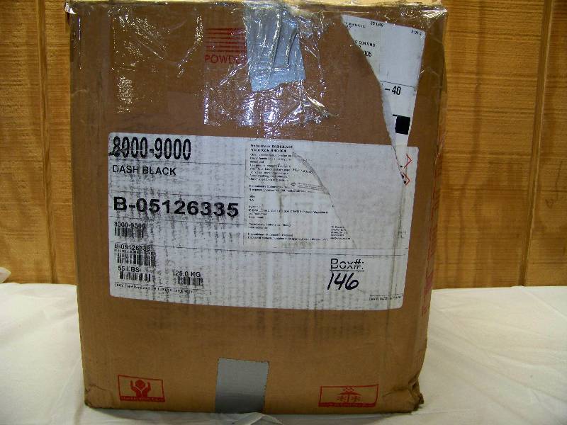 lot 84 image: 55 Pounds TCI Dash Black Powder Coating