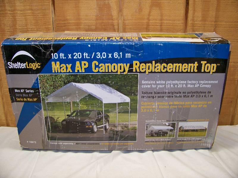 lot 114 image: Shelter Logic Max AP Canopy Replacement Top