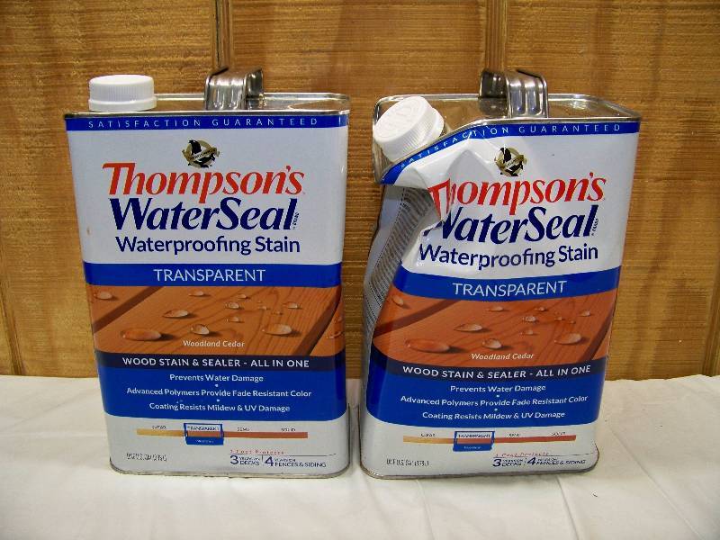 lot 126 image: 2 Gallons Thompsons Waterseal Waterproofing Stain