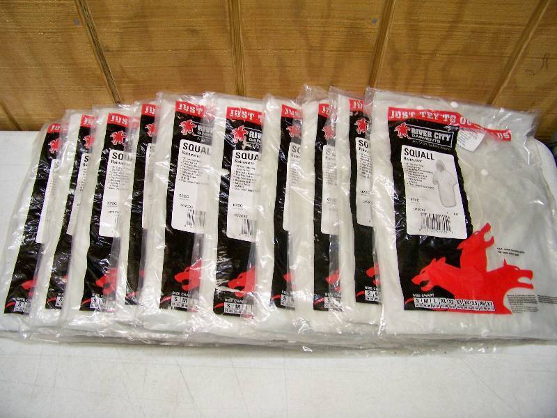 lot 154 image: 10 River City Squall Rainwear Jackets