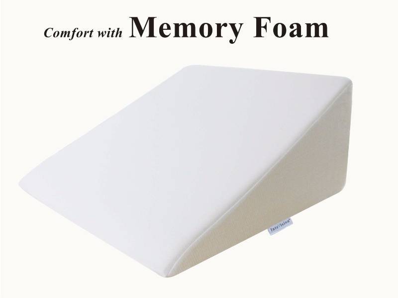 lot 173 image: Intevision Memory Foam Bed Wedge Pillow