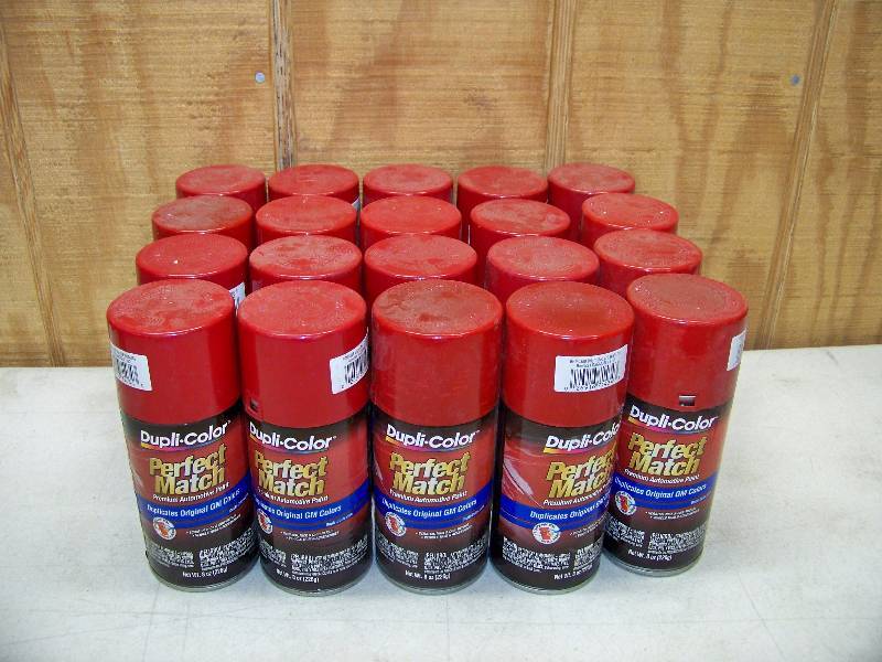 lot 199 image: 20 Cans Dupli-Color Perfect Match Premium Automotive Paint