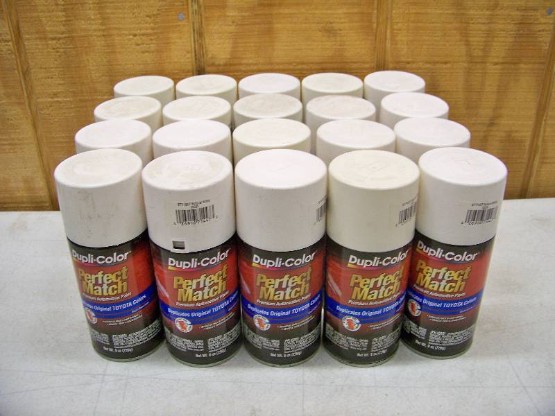 lot 201 image: 20 Cans Dupli-Color Perfect Match Premium Automotive Paint
