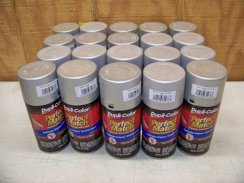 lot 202 image: 20 Cans Dupli-Color Perfect Match Premium Automotive Paint