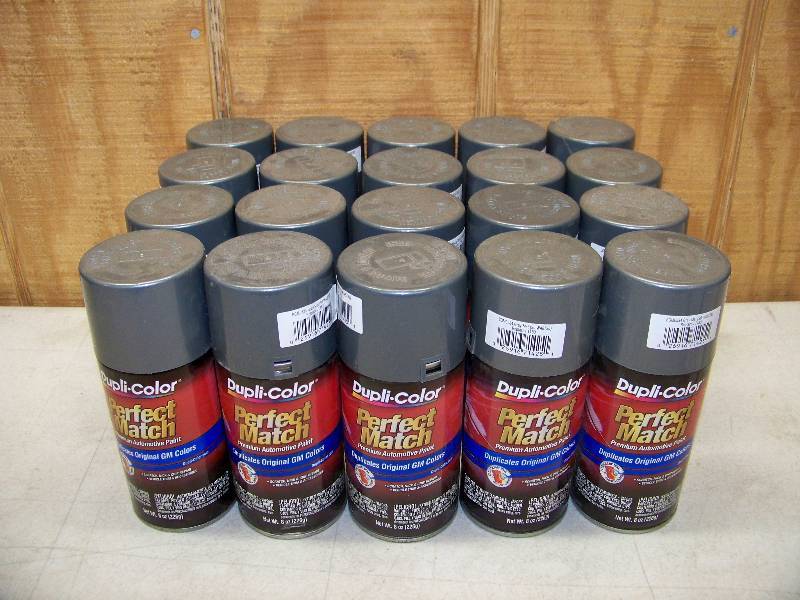 lot 203 image: 20 Cans Dupli-Color Perfect Match Premium Automotive Paint