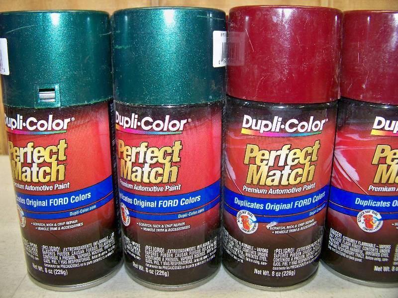 Duplicolor Perfect Match Color Chart