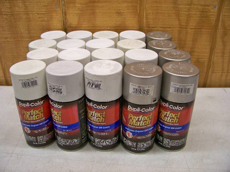 lot 207 image: 20 Cans Dupli-Color Perfect Match Premium Automotive Paint