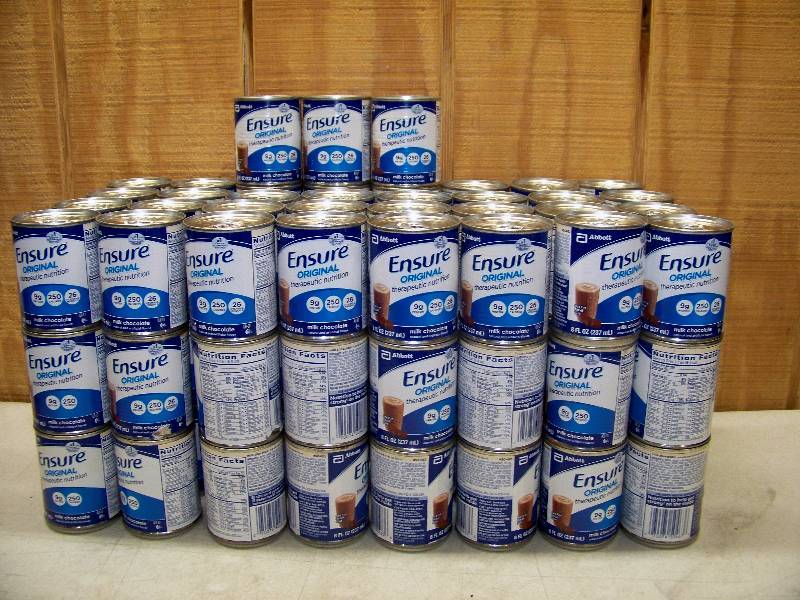 lot 307 image: 99 Cans Ensure Original
