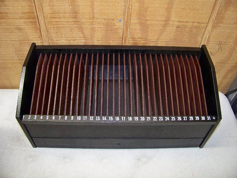 lot 319 image: Jumbl Wooden Bill Organizer