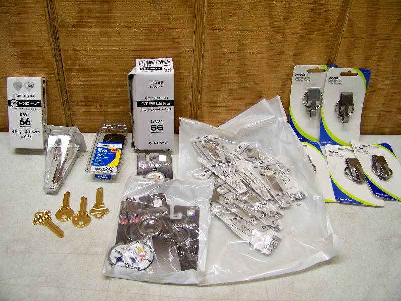 lot 359 image: Key Blanks and Key Rings