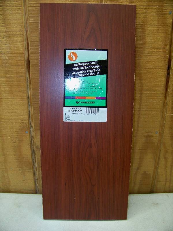 lot 393 image: 5 Knape & Vogt All Purpose Shelf Boards