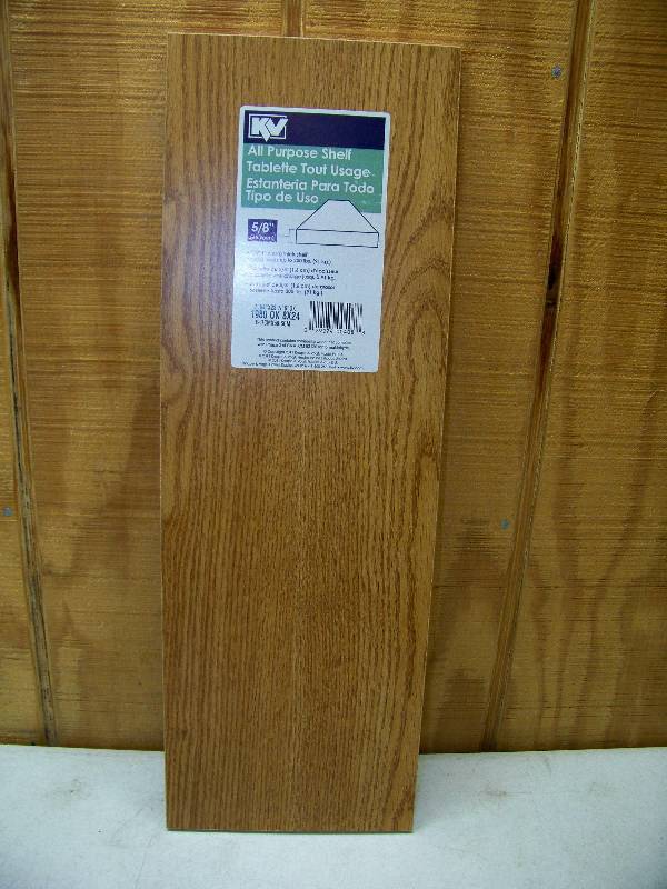 lot 394 image: 5 Knape & Vogt All Purpose Shelf Boards