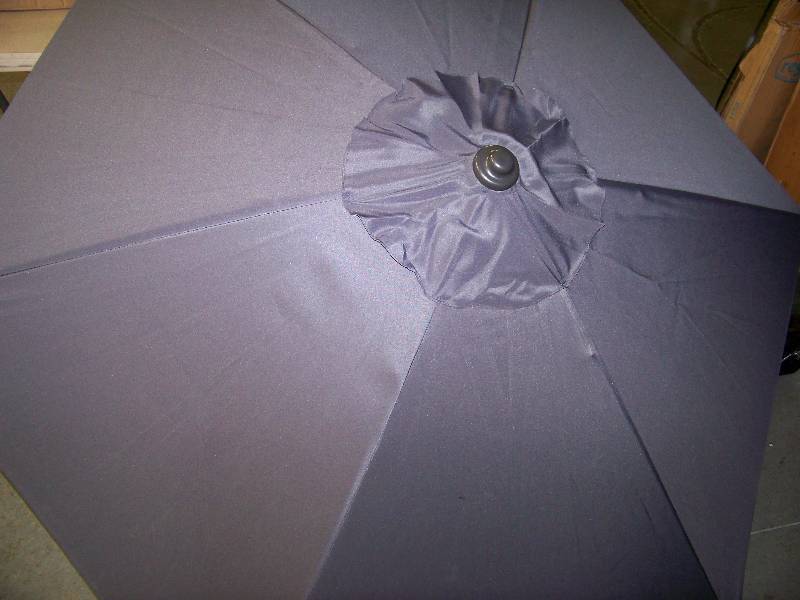 lot 409 image: Costway Charcoal Gray Patio Umbrella