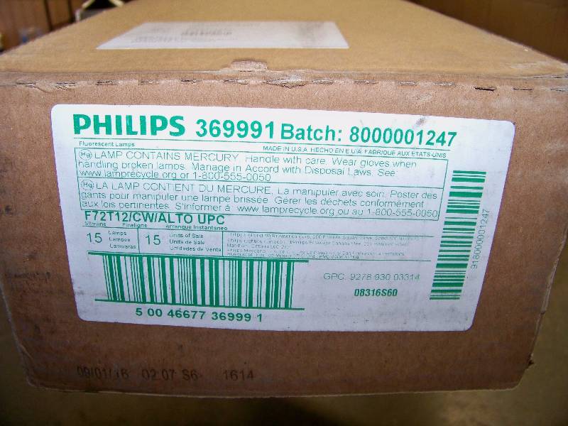 lot 442 image: 15 Philips Alto T12 Lamps