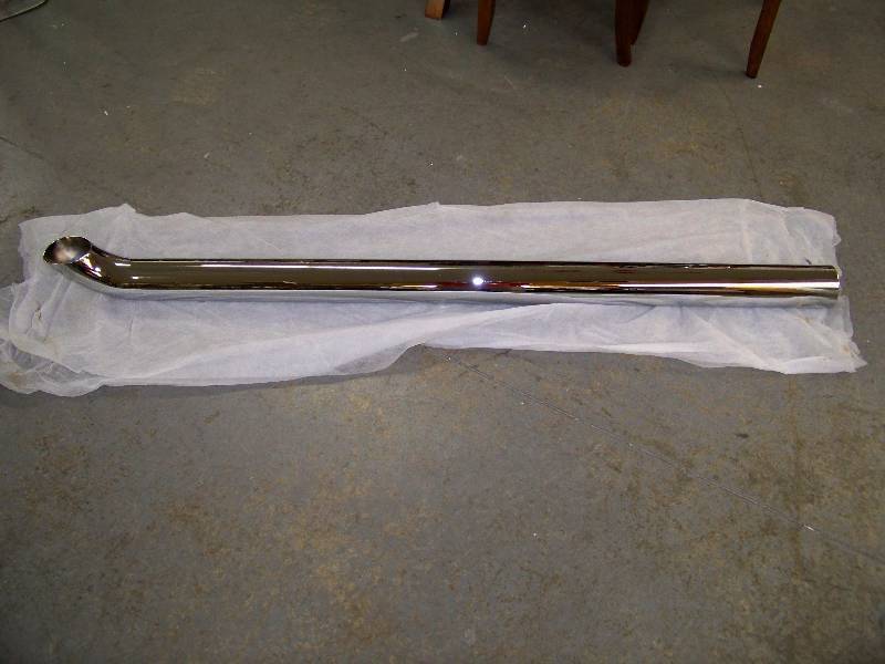 lot 488 image: World Wide Power Product Chrome Stack Pipe