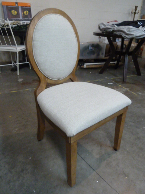 lot 16 image: BEAUTIFUL CHAIR with X BACK DESIGN