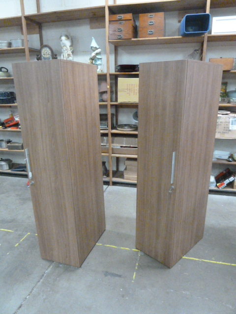 lot 208 image: PAIR OF BRAND NEW STORAGE LOCKERS with keys
