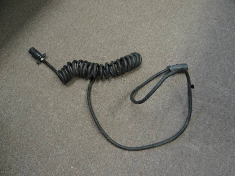 lot 2917 image: 20 ft Black 7 Point Truck Trailer Plug Cord for 5th Wheel