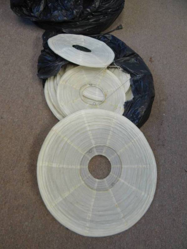 lot 2924 image: Large Assorted Lot of Ceiling Hung Lanterns