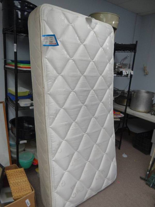 lot 2987 image: Mattress Firm Direct Pillow Top Twin Size Mattress